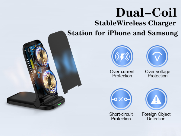 iphone 16 wireless charger fast charging with wall plug
