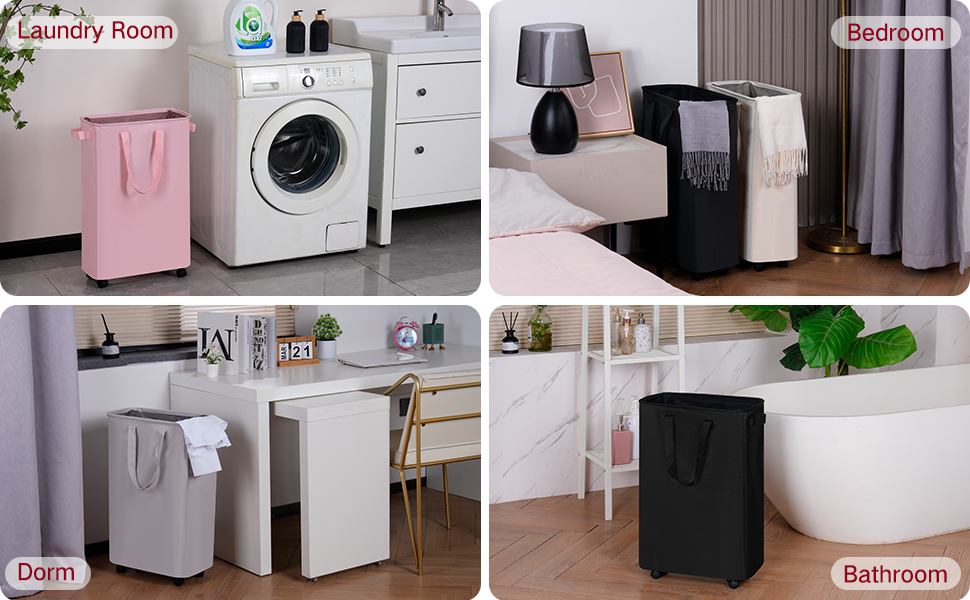 slim laundry basket