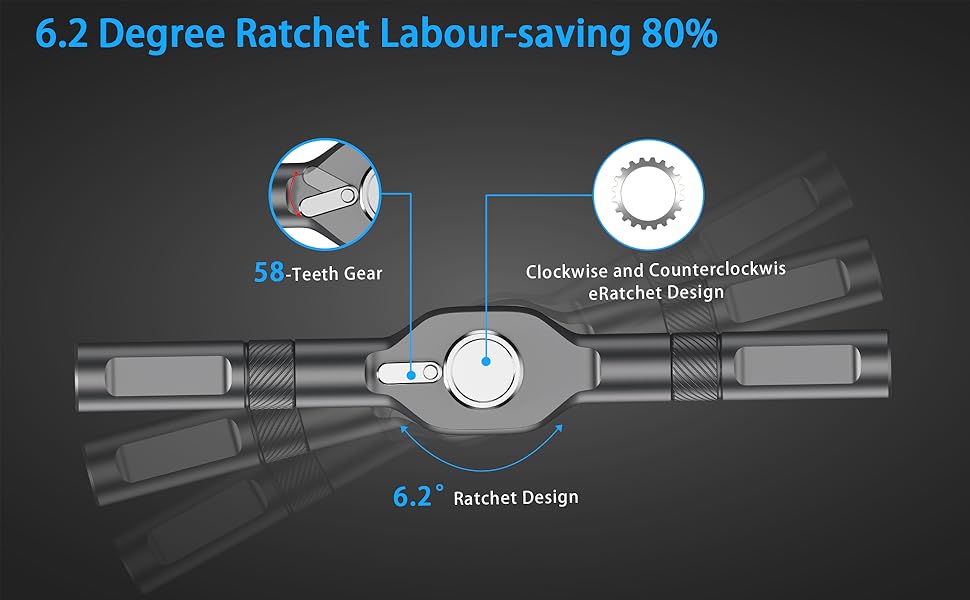 6.2 Degree Ratchet Labour-saving 80%