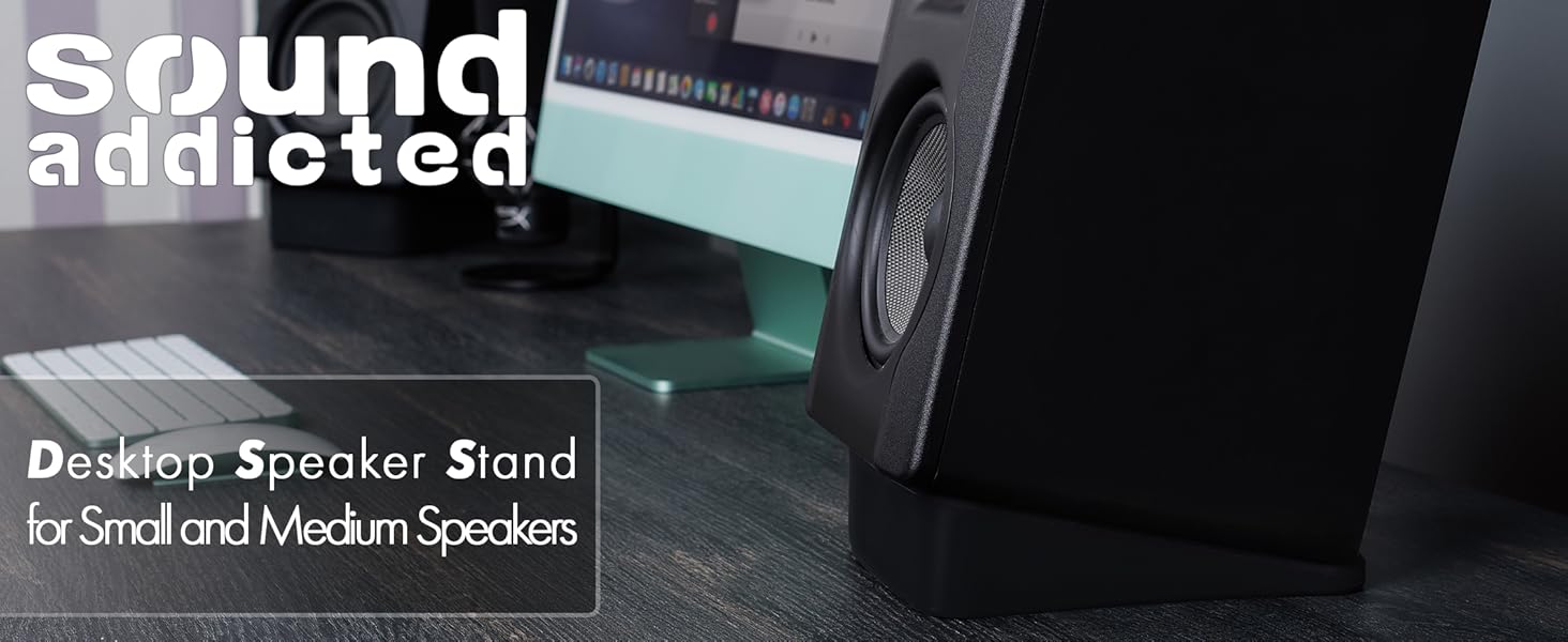 DSS - Desktop Speaker Stand for 3'' to 5'' Speakers