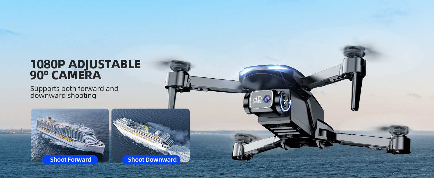 1080P Adjustable 90° Camera