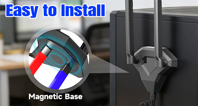 magnetic base wifi 6e wifi 7 antenna