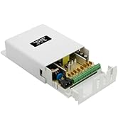 8A 8-Channel 12V Outdoor Waterproof Power Supply Adapter - Adjustable to 13.8V/15V, AC 100-240V 5...