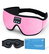 Sleep Headphones, 3D Bluetooth Sleep Mask, LIGHTIMETUNNEL Washable Sleeping Headphones with Ultra...