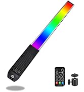 LUXCEO Handheld Light Stick, Portable LED Photography Light Wand RGB Video Light 1000 Lumens 36 C...