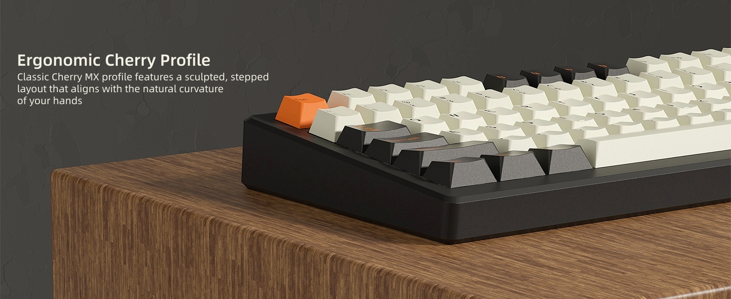 PBT Keycaps, Custom Retro Keycaps Set, Keyboard Caps Cherry Profile Keycaps