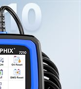 AUTOPHIX 7210P+ Fit for GM OBD2 Scanner, Full System Diagnostic Tool with All Reset Services for ...
