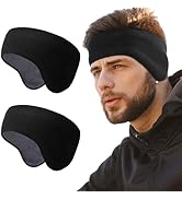 WTACTFUL Double-Layer Fleece Pro, Ear Warmers Muffs Cold Weather Winter Headband Ear Covers for M...