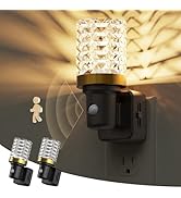 L LOHAS LED Motion Sensor Night Light, 2 Pack Motion Activated Night Lights Plug into Wall, Dimma...