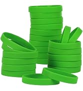 LVNRIDS Silicone Wristbands for kid 40 pcs Sport Party Rubber Bracelets Elastic Wristband Bulk Br...