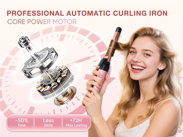 rotating curling iron