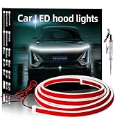 YM E-Bright Led Hood Light Strip Exterior Car Led Strip Light Waterproof Flexible DRL Dynamic Sca...
