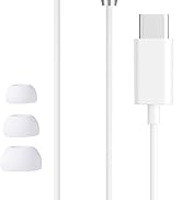 USB-C Headphones for iPhone 17 16 15, Wired Earbuds with Mic &amp; Remote Control, Nosie Reduction He...