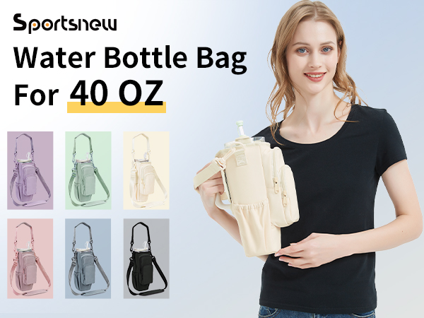 Water Bottle Holder with Strap