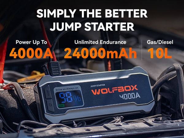 4000A jump starter