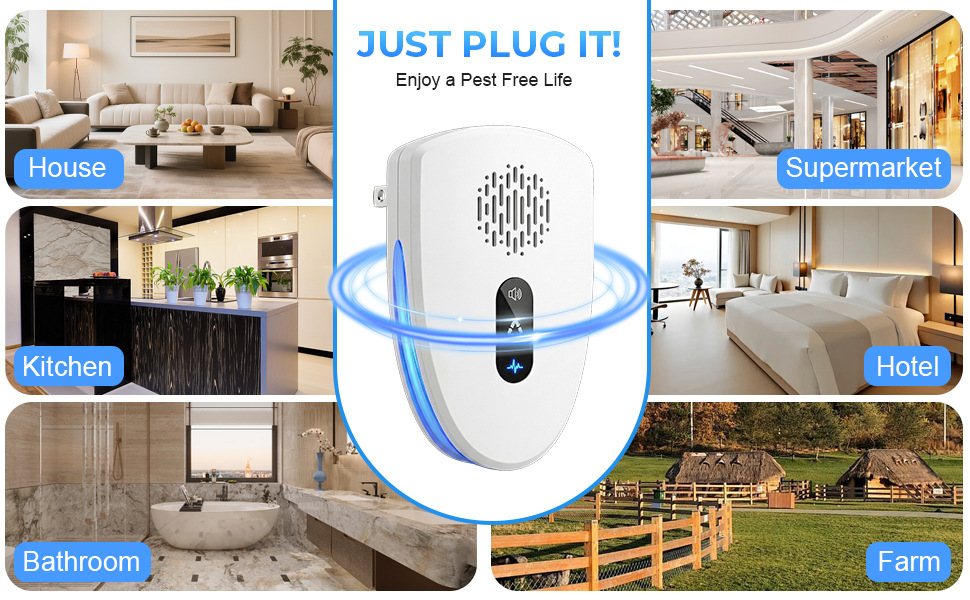 pest repellents ultrasonic mouse repellent bug zapper indoor pest control plug in spider repellent