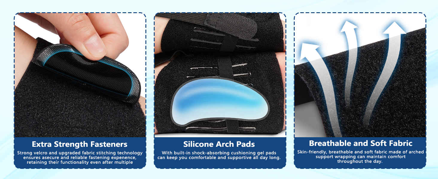 adjustable arch support brace