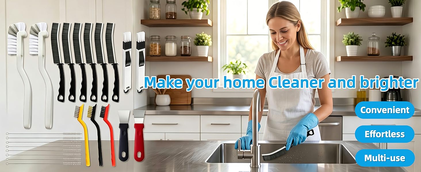 23Pcs Crevice Cleaning Brush Set