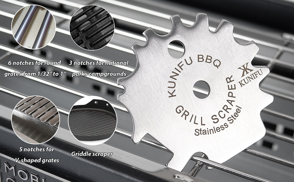 Designed for a wide variety of grills grate 