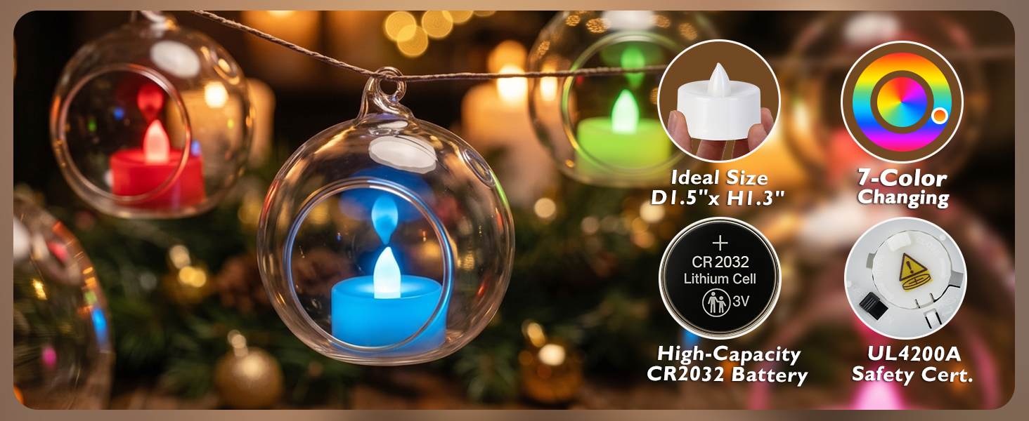 tea lights candles battery operated
