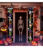 OHOME Halloween Decorations - Trick or Treat Porch Banner for Indoor Outdoor Outside | Halloween ...