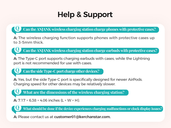 ANJANK Wireless Charging Station