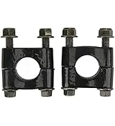 EVGATSAUTO Handlebar Clamp, Pair of 22mm Universal Handlebar Riser Clamp Single Hole Handle Mount...