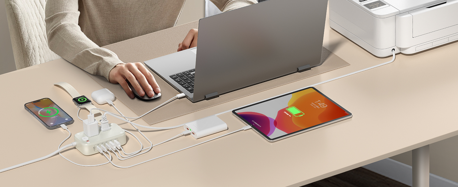 Work Smarter with a 45° Plug – Perfect for Your Office Space!