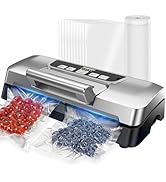 Next Gen Vacuum Sealer Machine, Potane Double Pump Food Vacuum Saver With Smart Visual Status Sys...