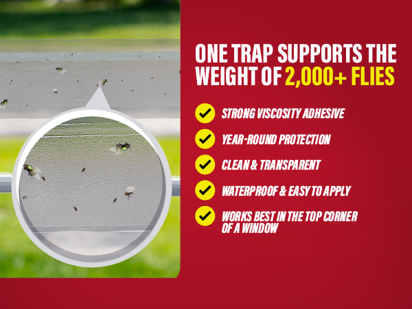 strong viscosity adhesive, year-round protection, clean &amp;amp; transparent.