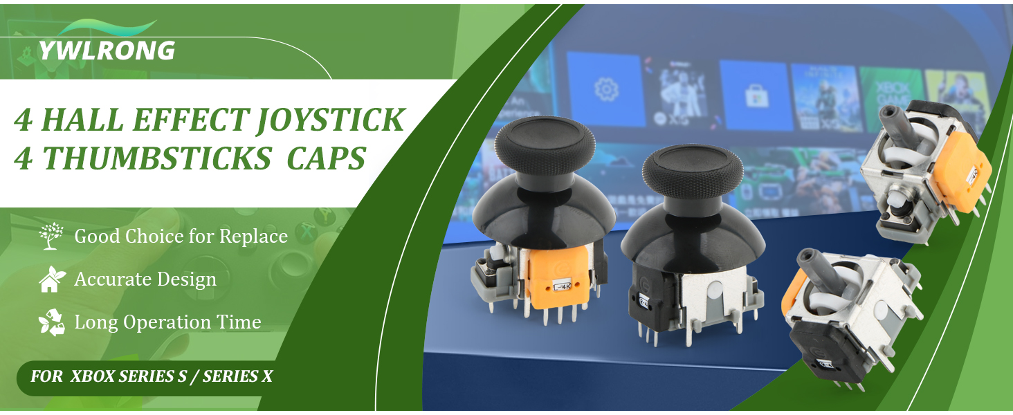 Hall Effect Joysticks for Xbox Series S/X