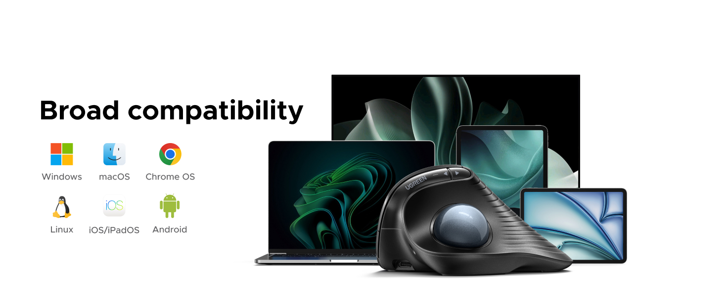 trackball wireless mouse