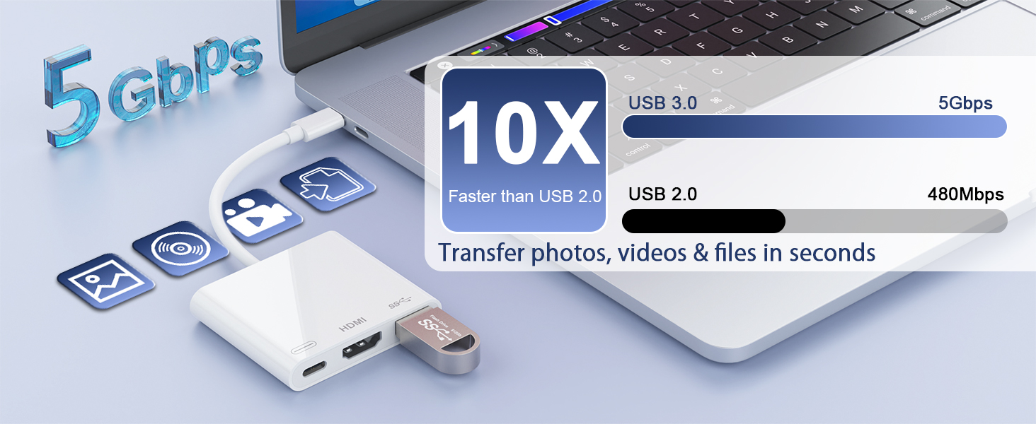 adaptador hdmi a tipo c