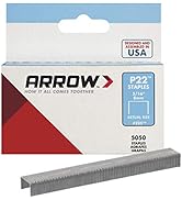 Arrow 224 Heavy Duty P22 Staples for Use with Plier-Type Paper and Bag Staplers in Restaurants, O...