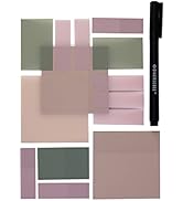 DiverseBee Transparent Sticky Notes (Includes Quick Dry Pen), Cute Clear Sticky Tabs, Translucent...