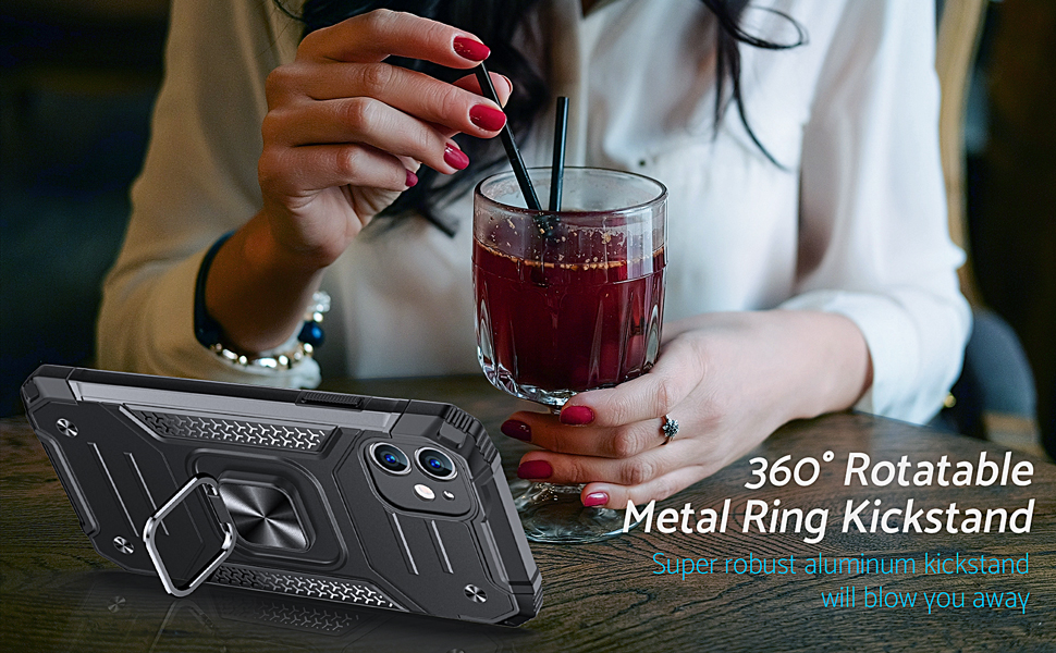 360° Rotatable Metal Ring Kickstand