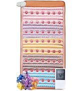 VEVOR Far Infrared Heating Pad, 103-159? Amethyst Heating Pad, 5 Natural Crystal Gemstones Mat wi...