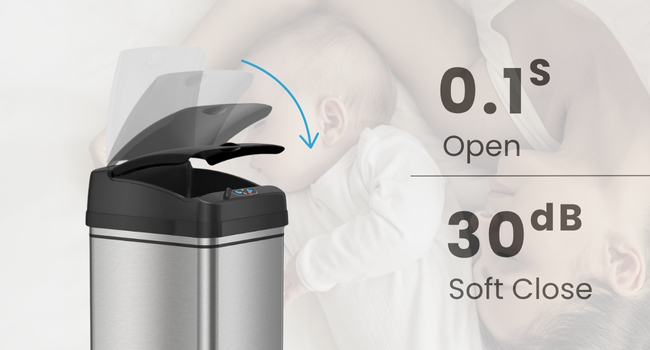 whisper quient lid close for a silent environment