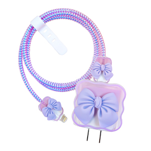 Purple bow