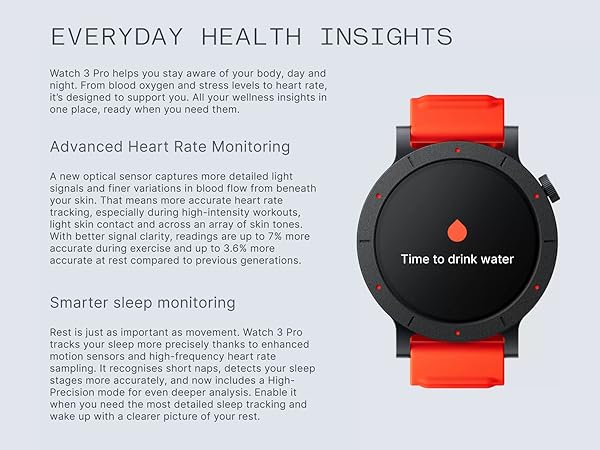 smart watch android bluetooth calling fitness tracker health smartwatch AMOLED waterproof GPS