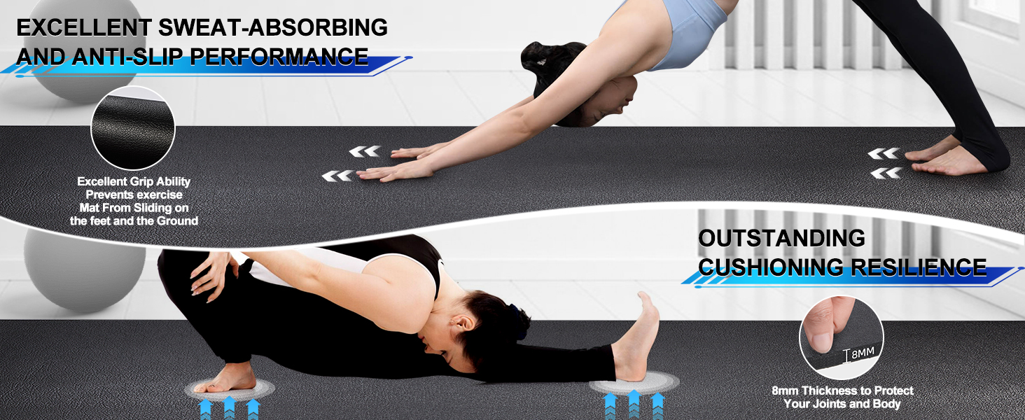 BesWin Large Exercise Mat