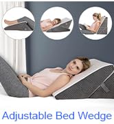 Adjustable bed wedge