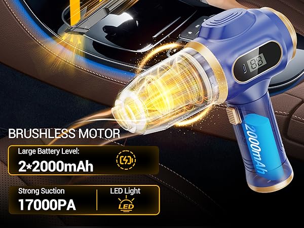 Car Vacuum Portable Cordless