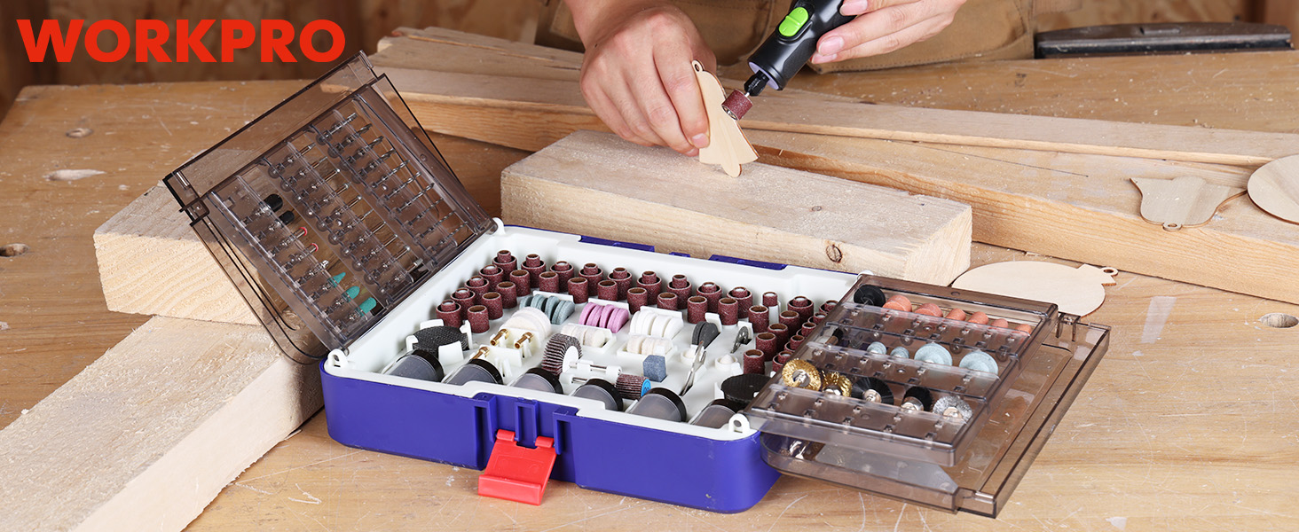 WORKPRO 530-Piece All-Purpose Rotary Tool Accessory Kit
