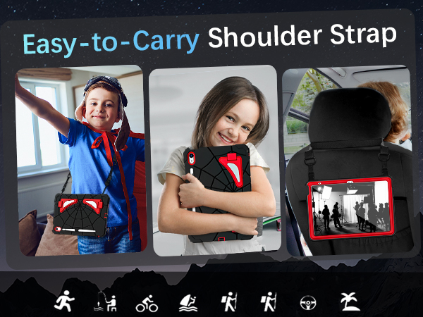 iPad Cases 10th Generation with built-in screen protector
