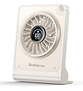 OpenBay Small Desk Fan, Quiet Portable Table Fans with 100 Speeds, 12 Hrs Cooling Strong Airflow,...