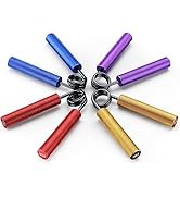 ZEAGUS Grip Strength Trainer 4 Pack,50LB-200LB Metal Hand Grip Strengthener,Non-Slip Heavy-Duty F...