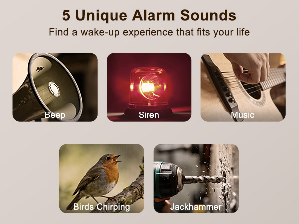 bed vibrating alarm clock