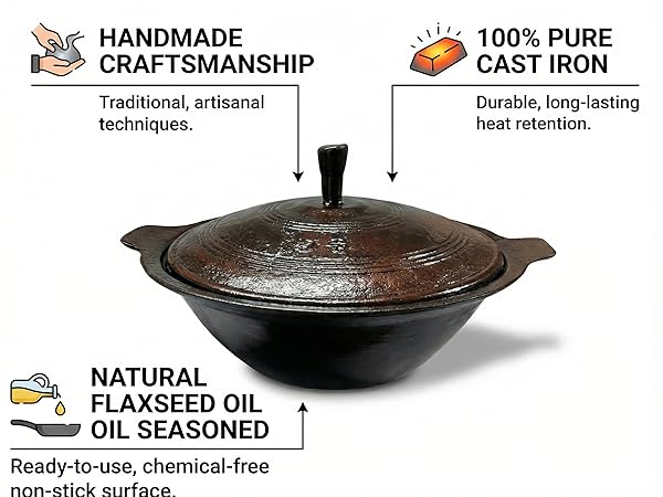 cast iron pot gamasot dutch oven pot