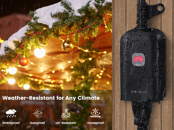  Outdoor Remote Control Outlet